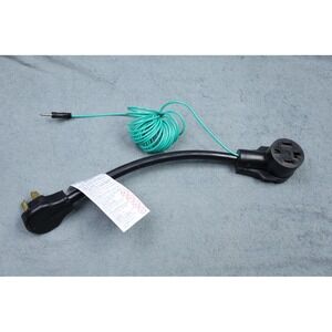 Dryer 3 Prong Plug To 4 Prong 50A Outlet Adapter Cord With Ground Wire EV RV